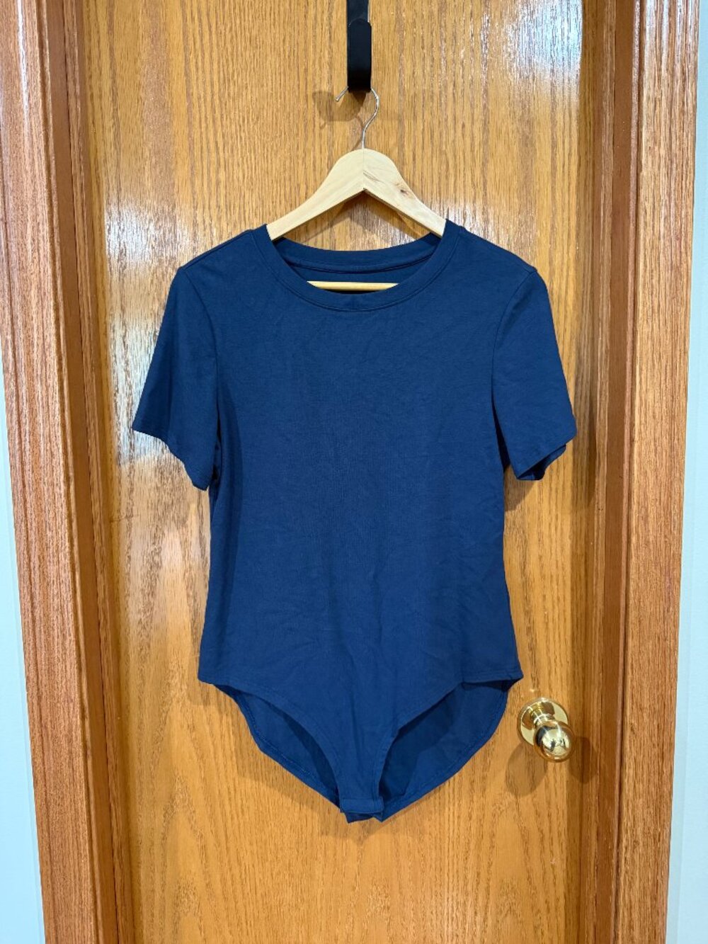 Unbranded Short Sleeve Round Neck Casual Stretchy Basic T Shirt Bodysuit Top, 2x